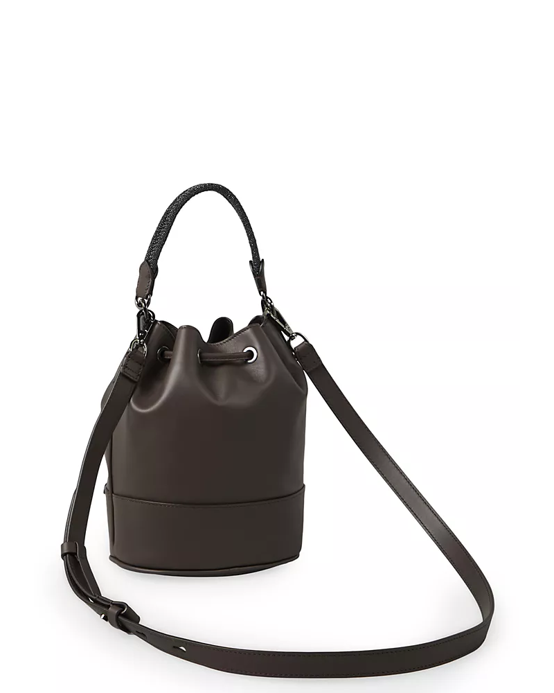 Leather Bucket Bag