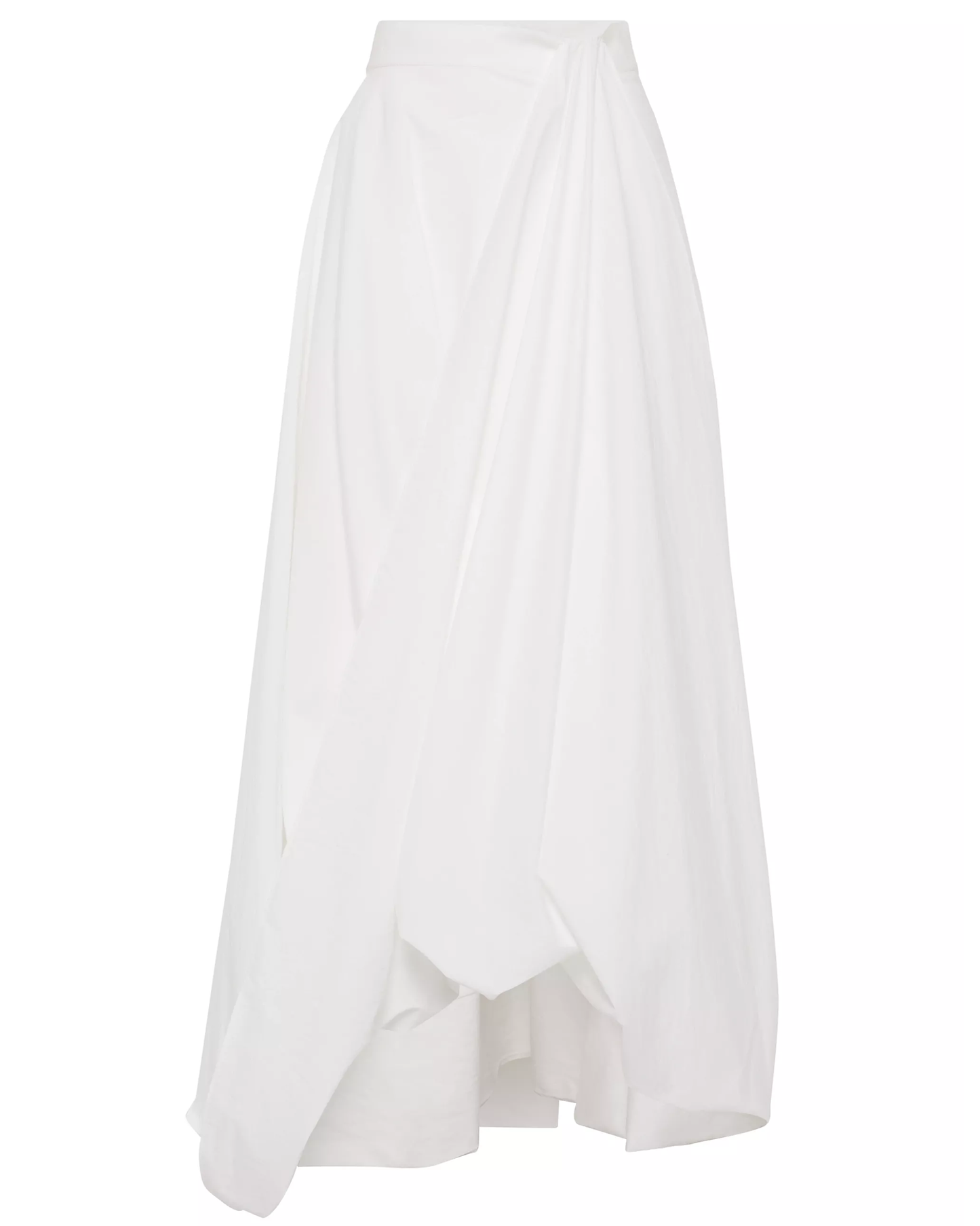 Poplin Bubble Hem Skirt