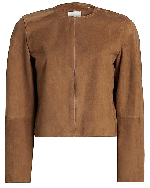 Cropped Suede Jacket