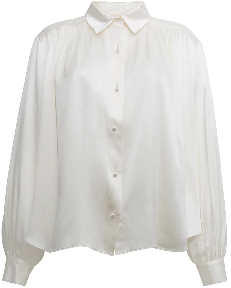 Silk Charmeuse Blouse