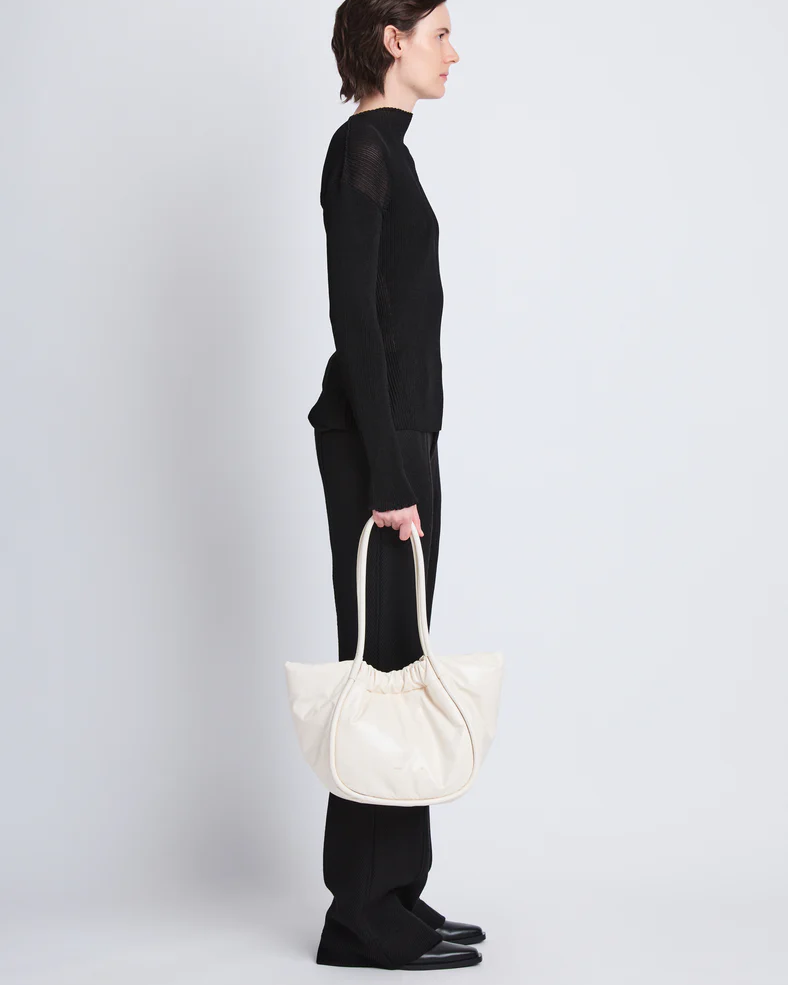 Large Ruched Tote
