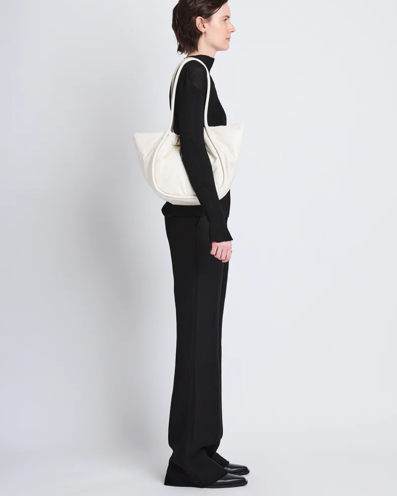 Large Ruched Tote