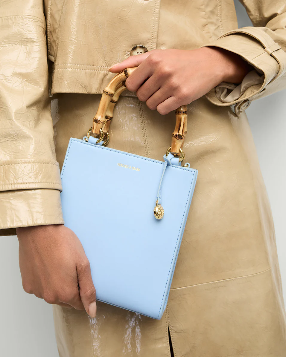Small Bamboo-Handle Shopper