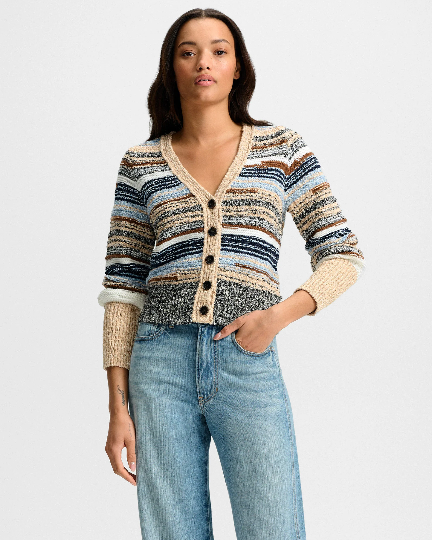 Cecily Wool-Blend Cardigan