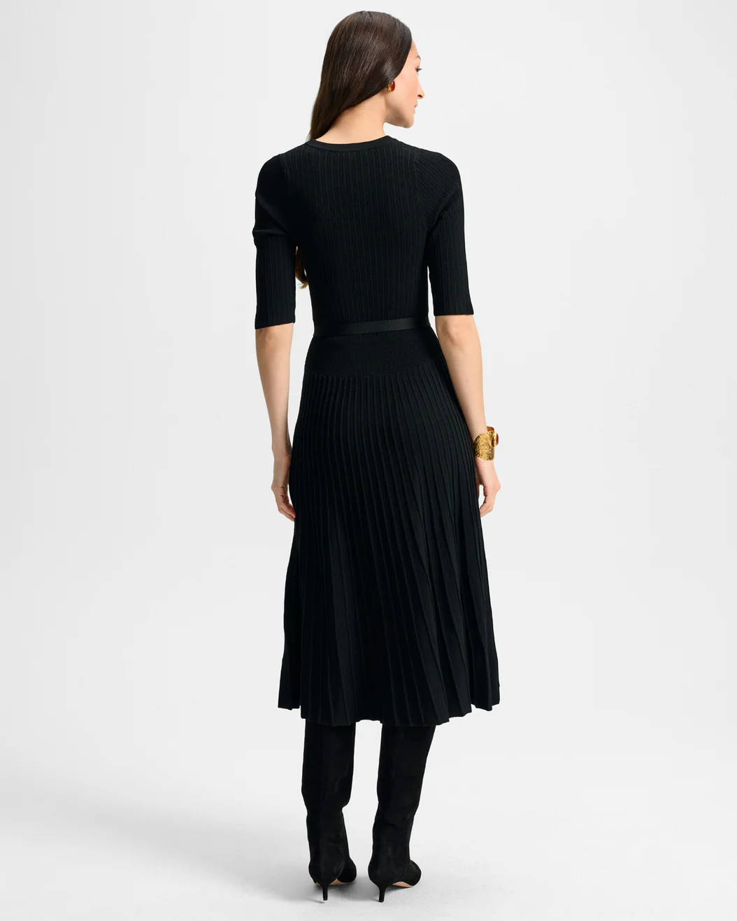 Elthea Belted Midi Dress