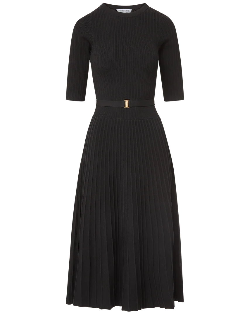 Elthea Belted Midi Dress
