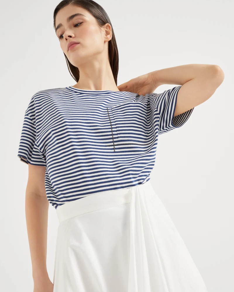 Poplin Bubble Hem Skirt