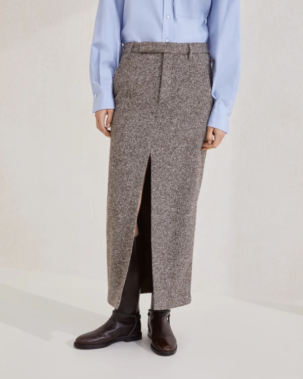 Virgin Wool Skirt