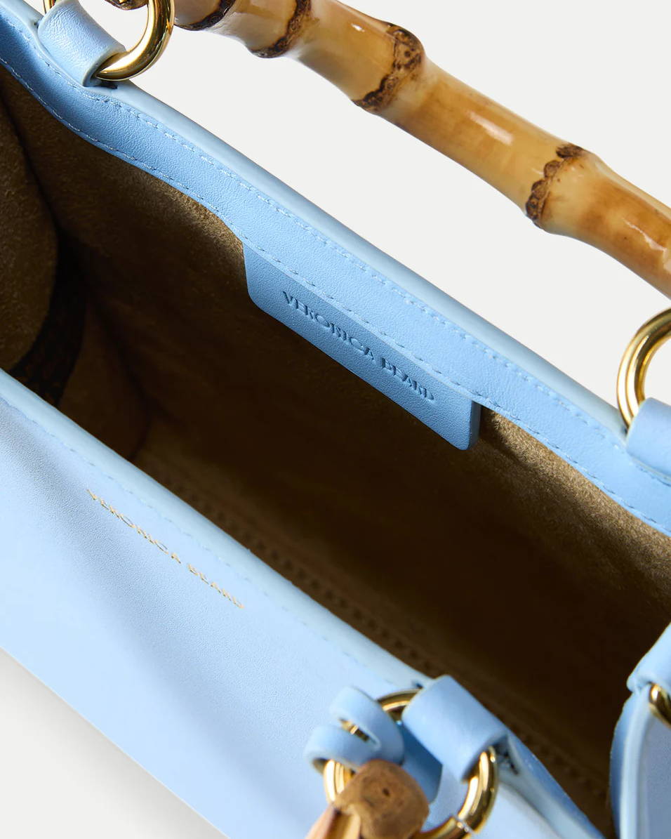 Small Bamboo-Handle Shopper