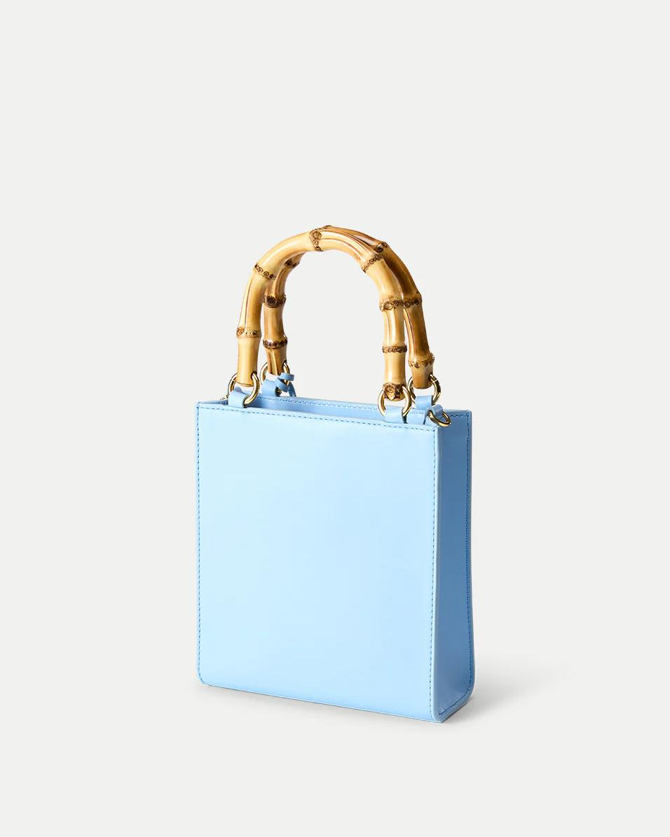 Small Bamboo-Handle Shopper