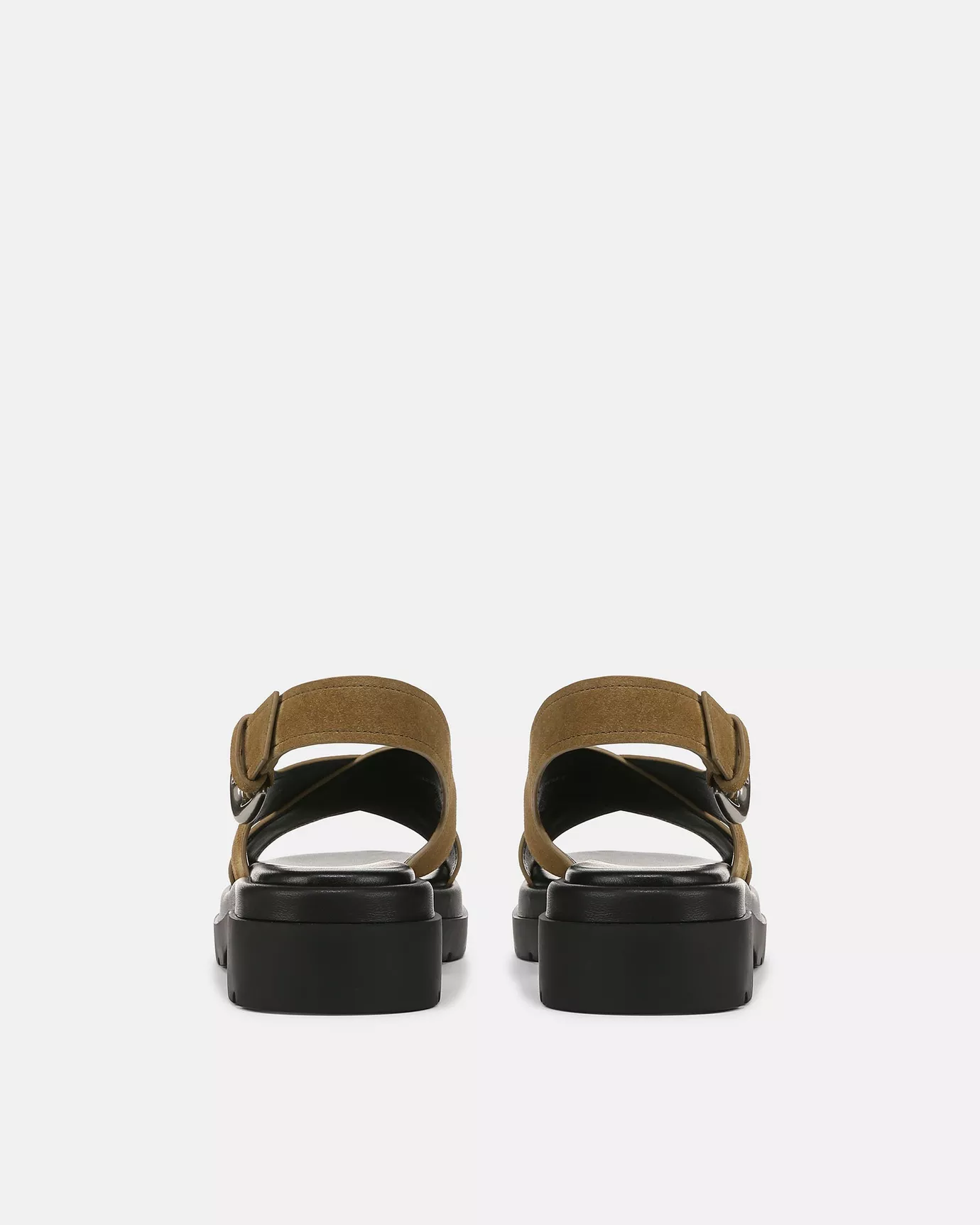Helena Suede Lug-Sole Sandal