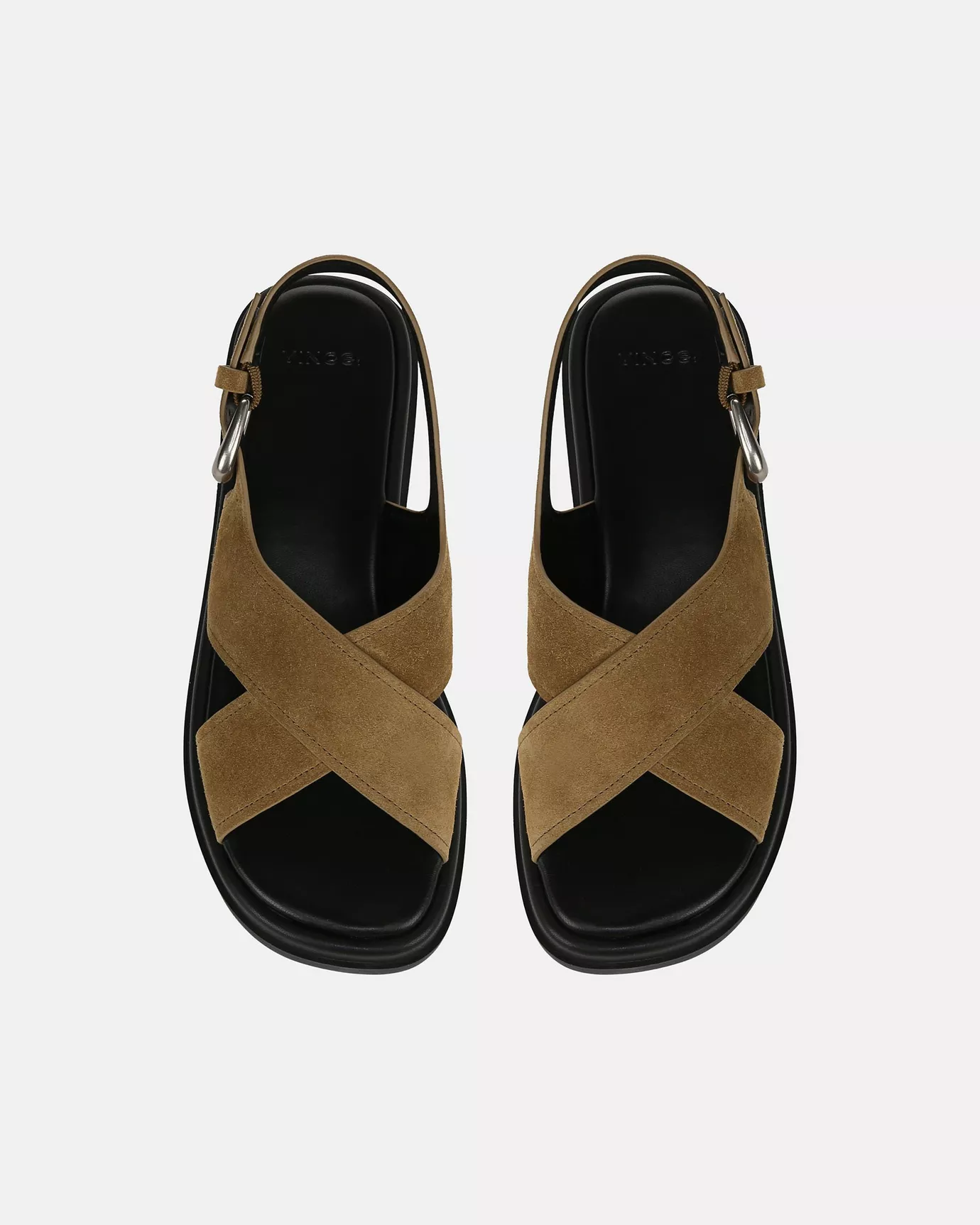 Helena Suede Lug-Sole Sandal