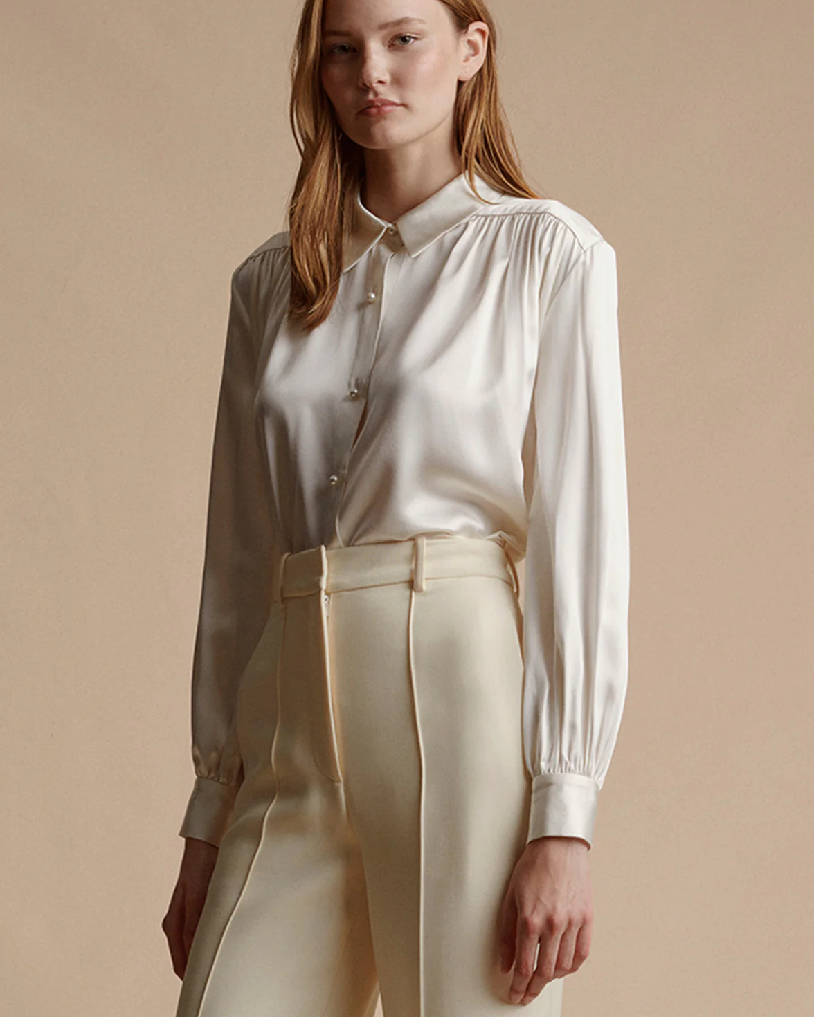 Silk Charmeuse Blouse