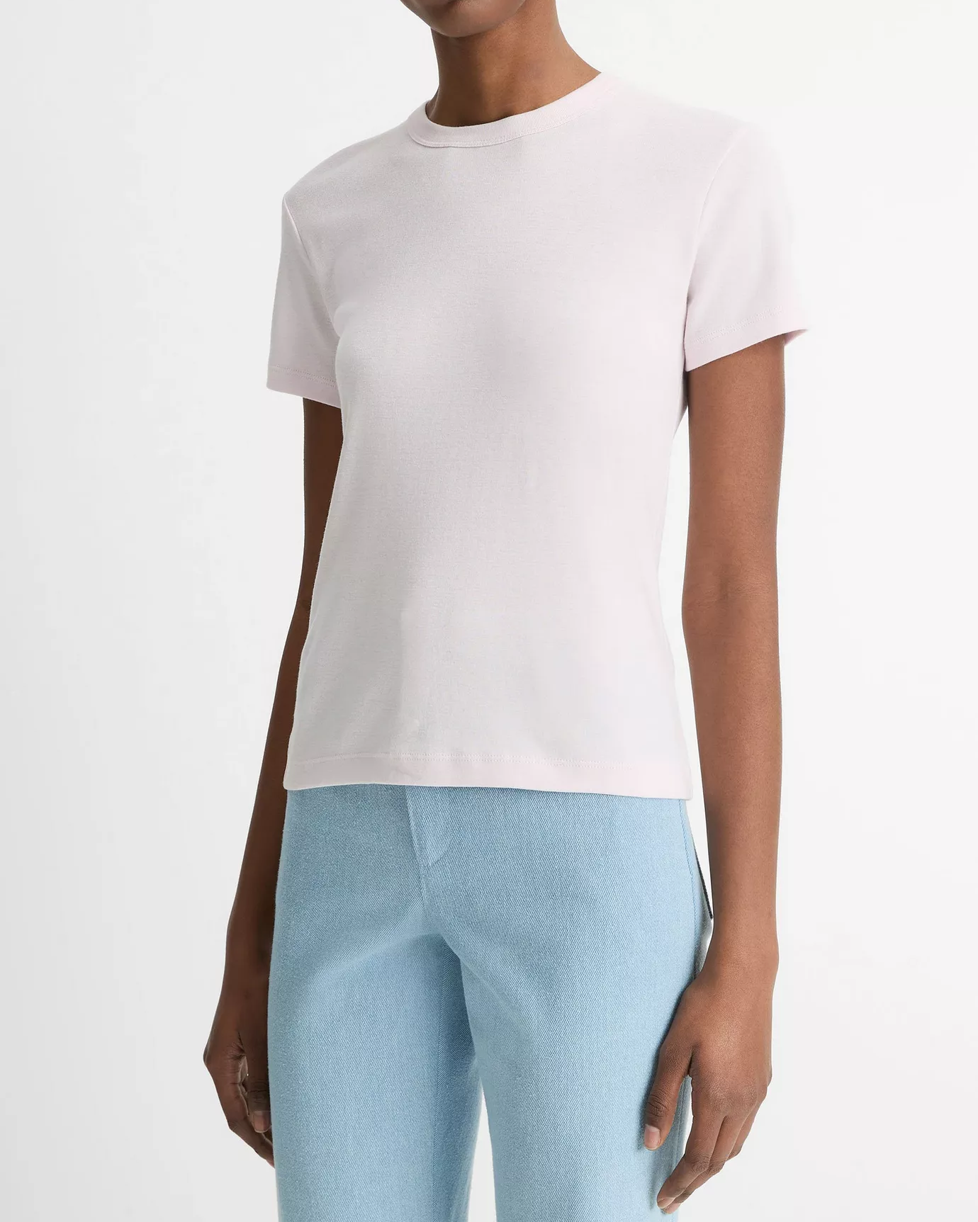 Pima Cotton-Blend '90s Shrunken T-Shirt