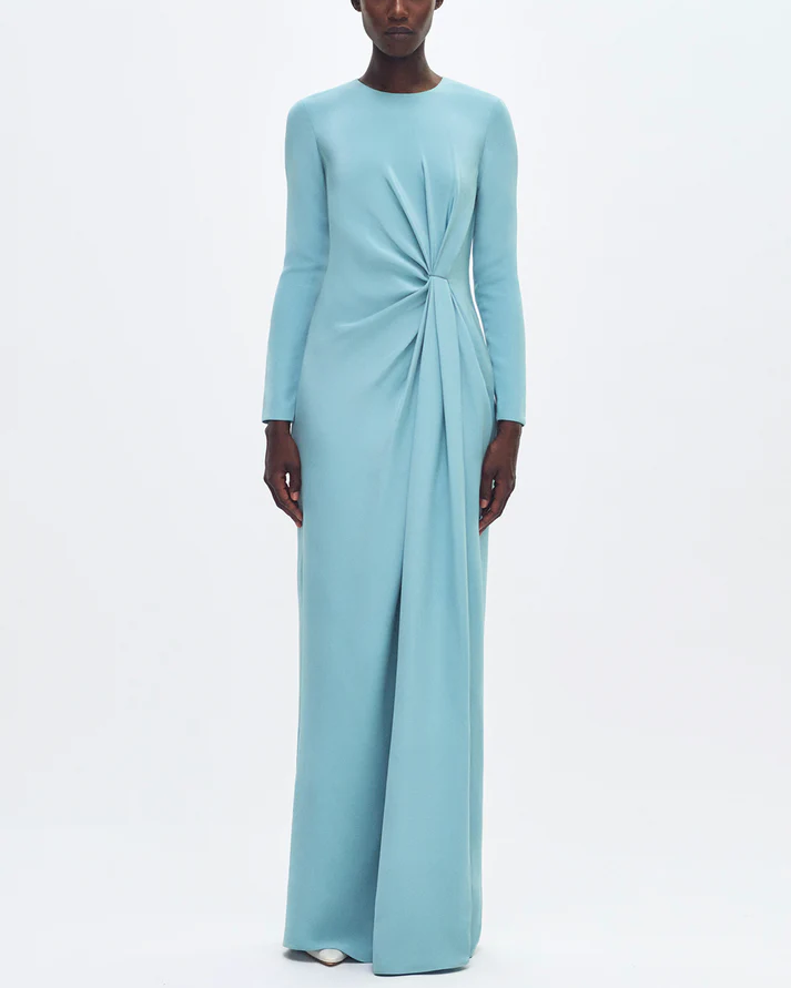 Long Draped Dress