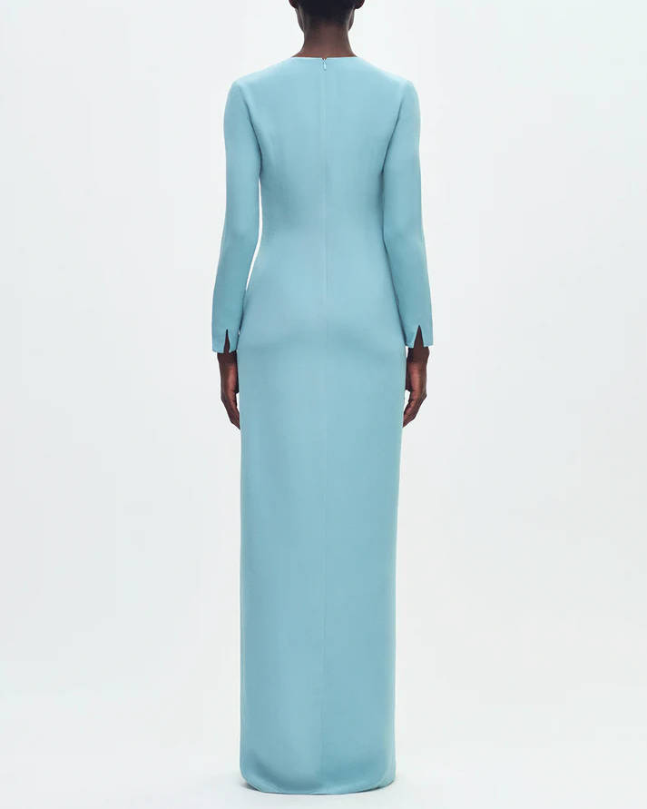 Long Draped Dress