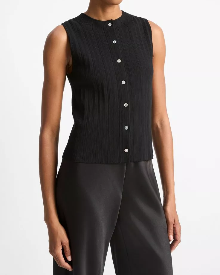 Ribbed Sweater Shell