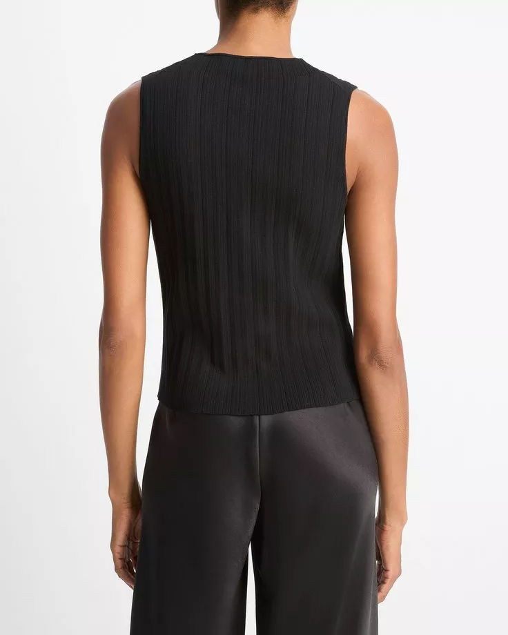 Ribbed Sweater Shell