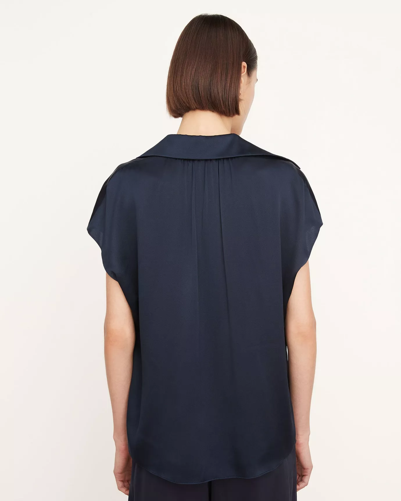 Cap-Sleeve Blouse