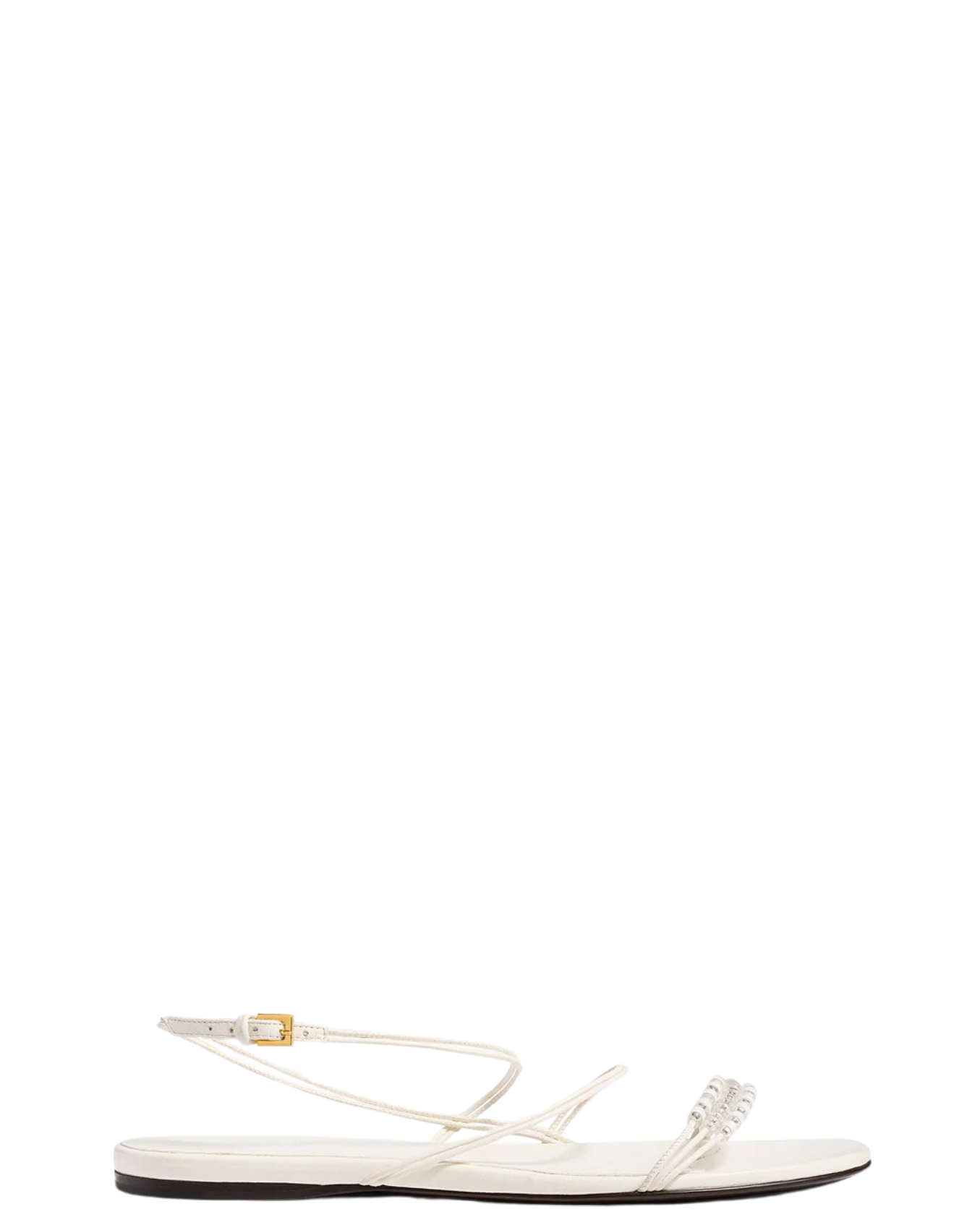 Loop Flat Sandal With Beads
