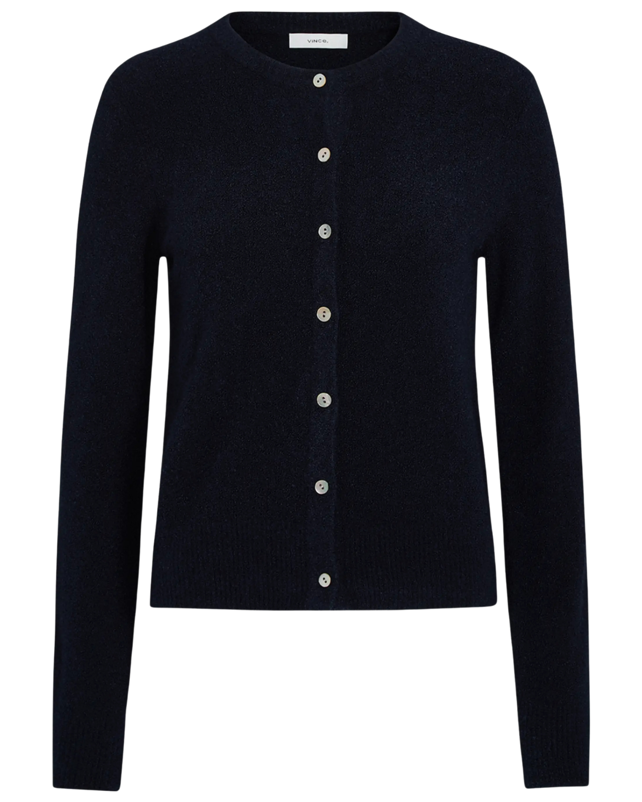 Cashmere-Silk Ribbed Cardigan