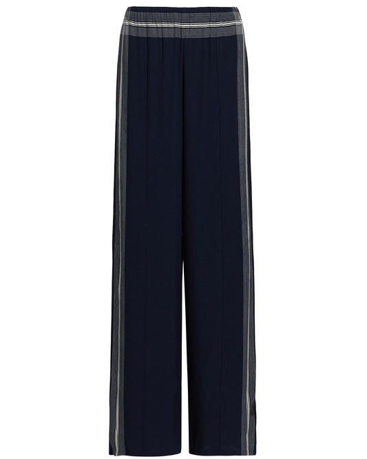 Handkerchief-Stripe Pull-On Pant