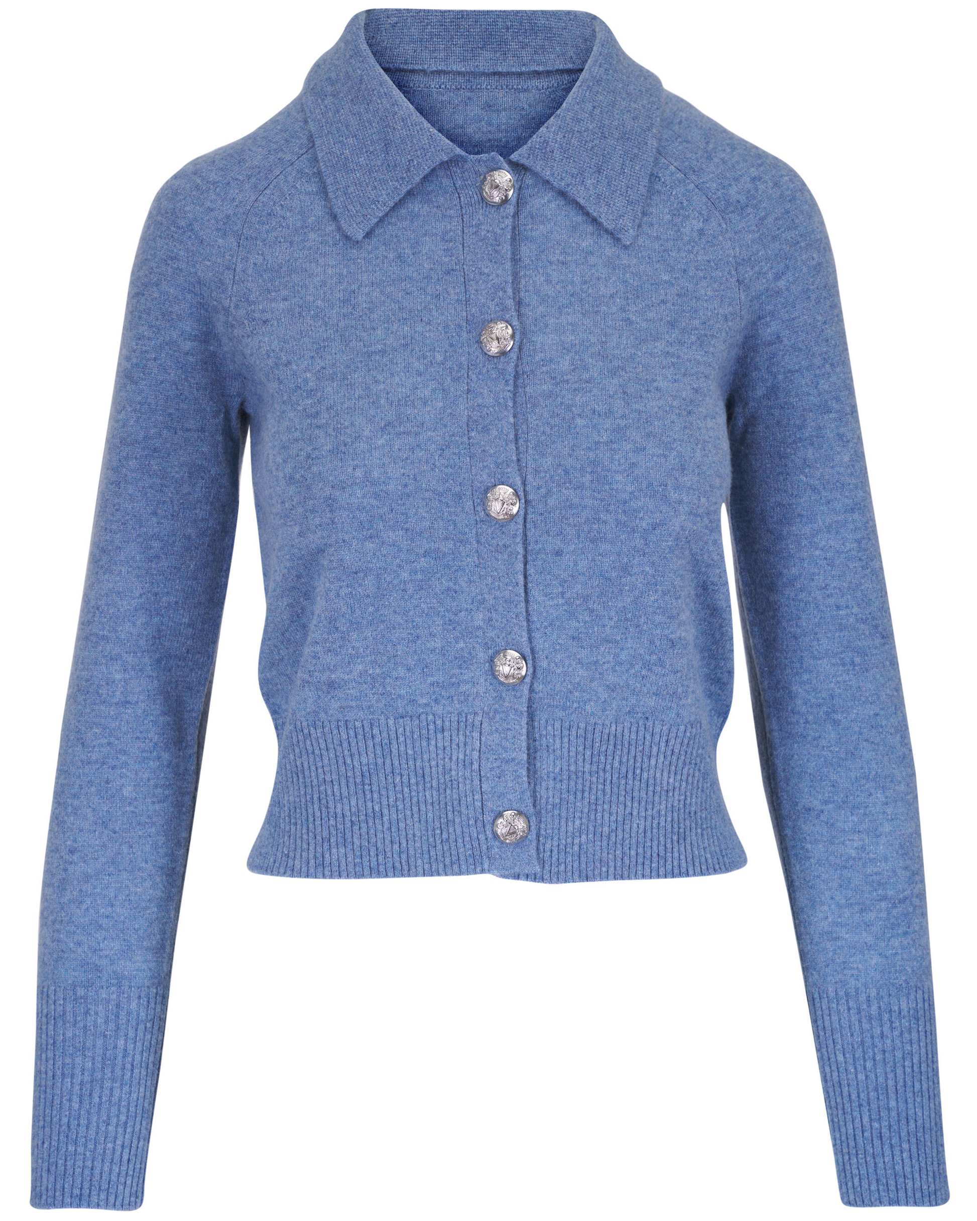 VERONICA BEARD Cheshire Cashmere Cardigan - Smoke Blue – B VERONICA BEARD Cheshire Cashmere Cardigan - Smoke Blue – B
