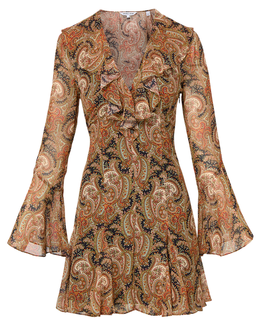 Adrienne Silk Mini Dress
