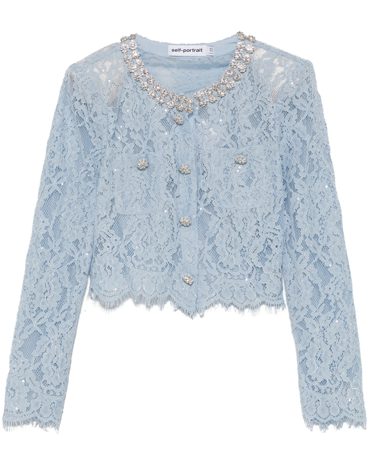 Lace Embellished Top