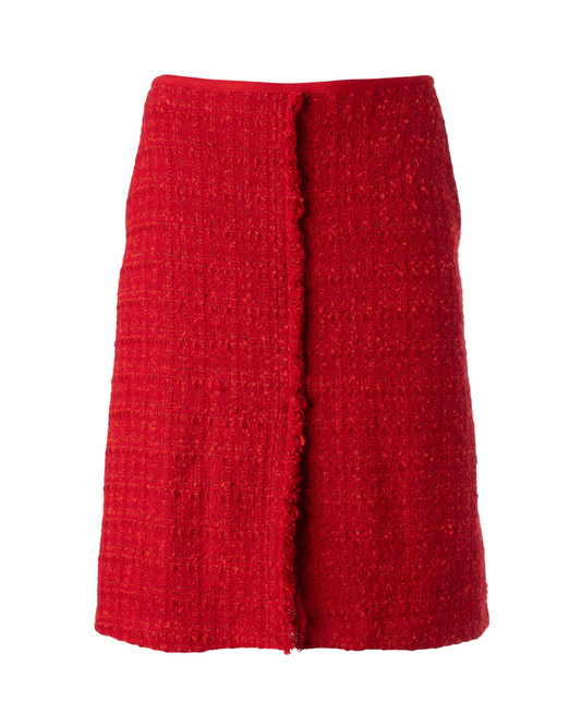 Tweed A-Line Skirt