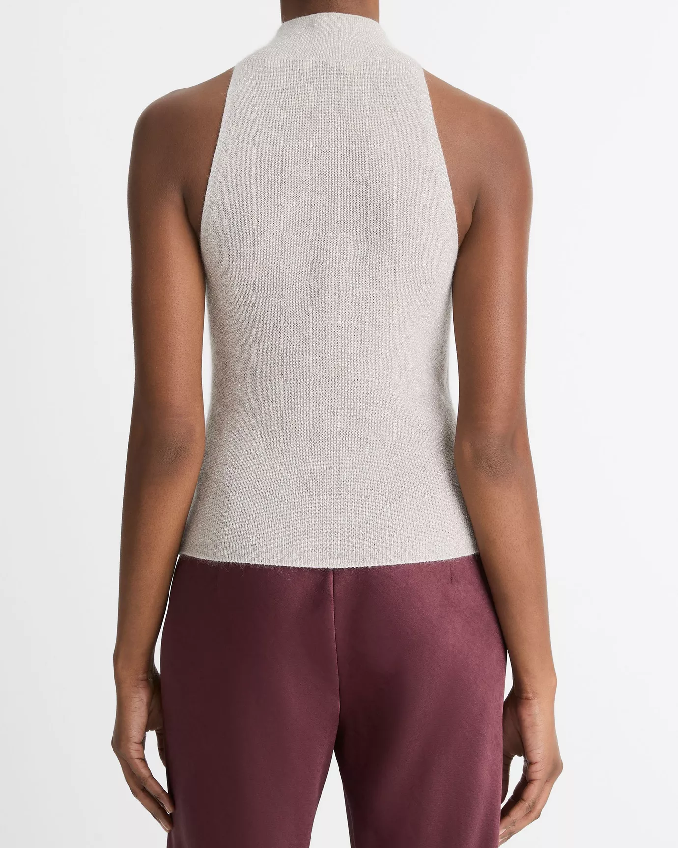 Alpaca-Blend Mock-Neck Tank