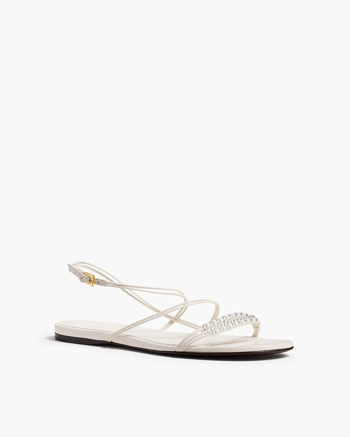 Loop Flat Sandal With Beads