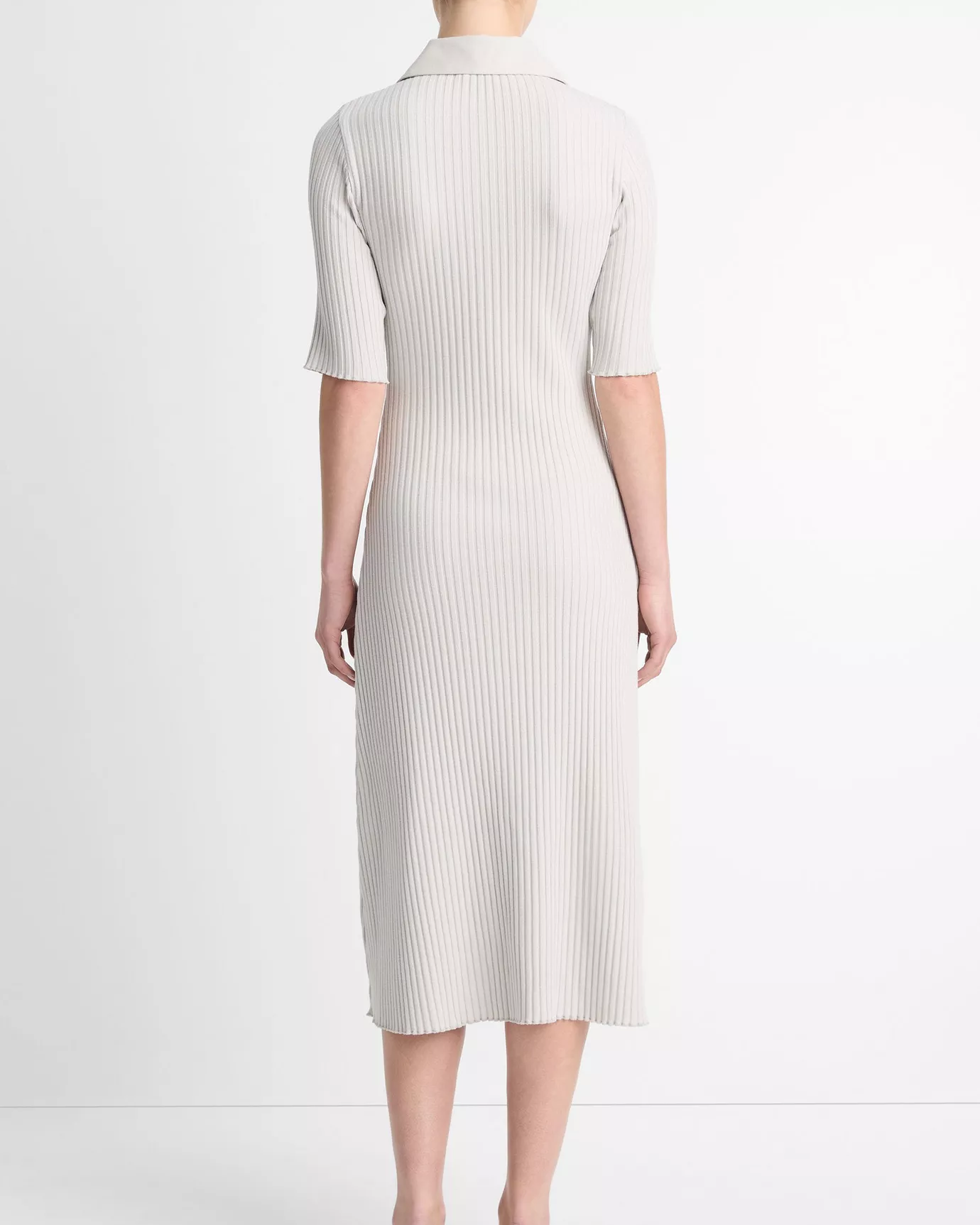 Cotton-Blend Polo Dress