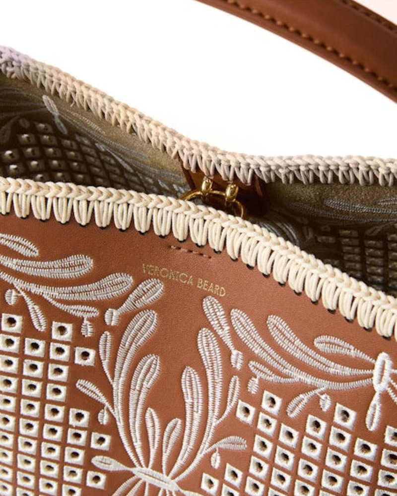 Small Eyelet Feedbag Bucket Bag