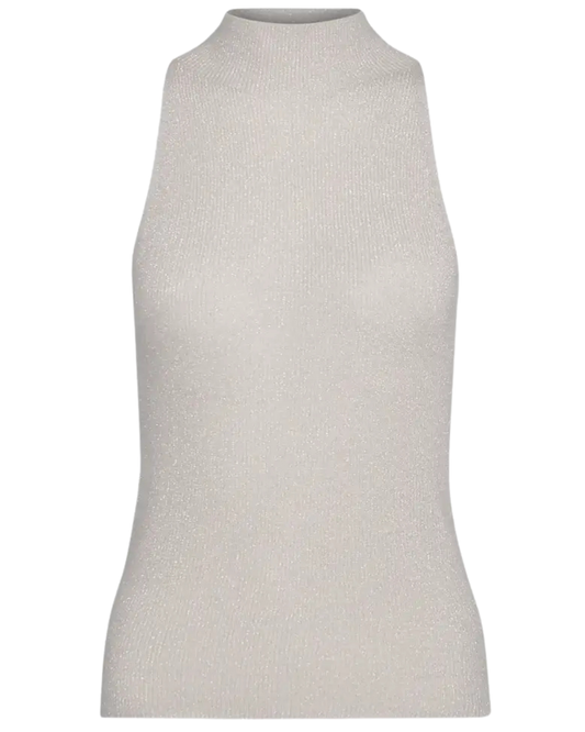 Alpaca-Blend Mock-Neck Tank