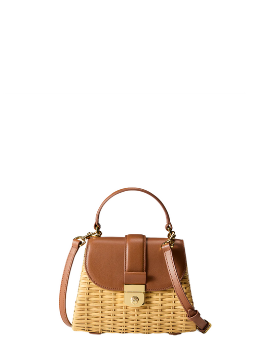 Small Wicker Avenue Bag