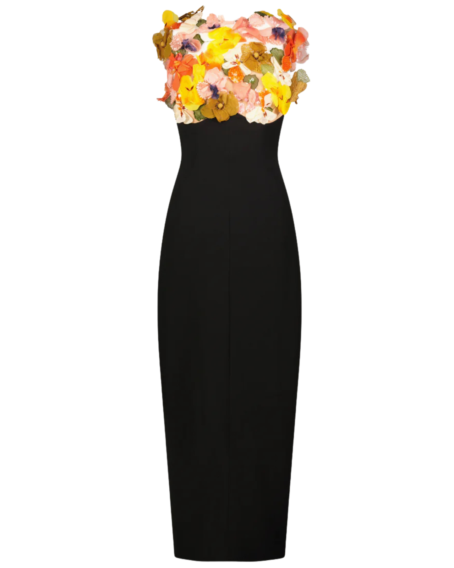 Floral Embroidery Gown