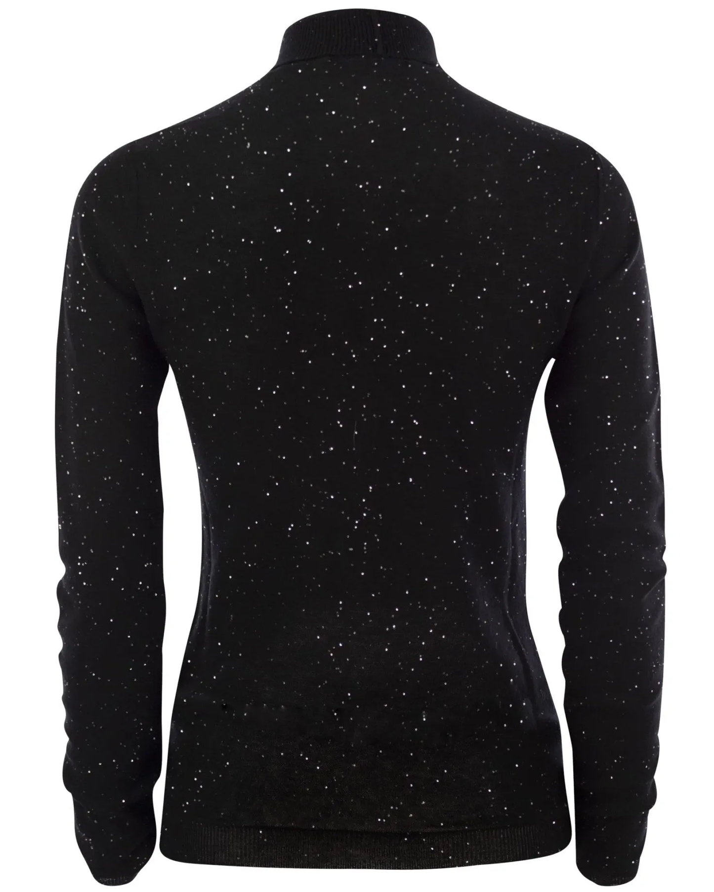 Sequined Turtleneck Sweater