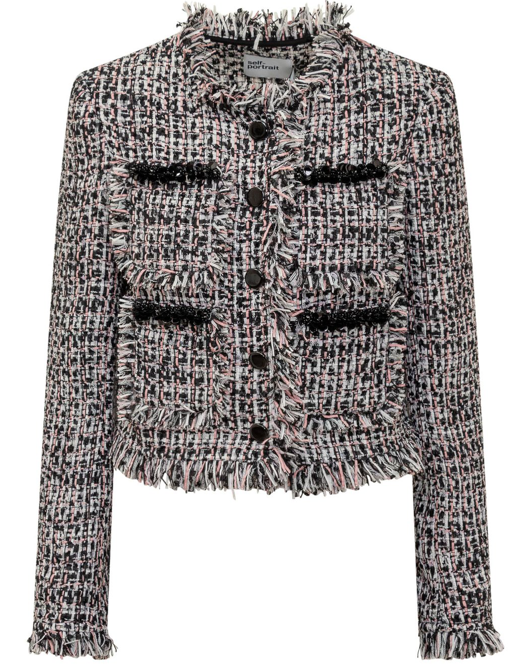 Fringed Boucle Jacket